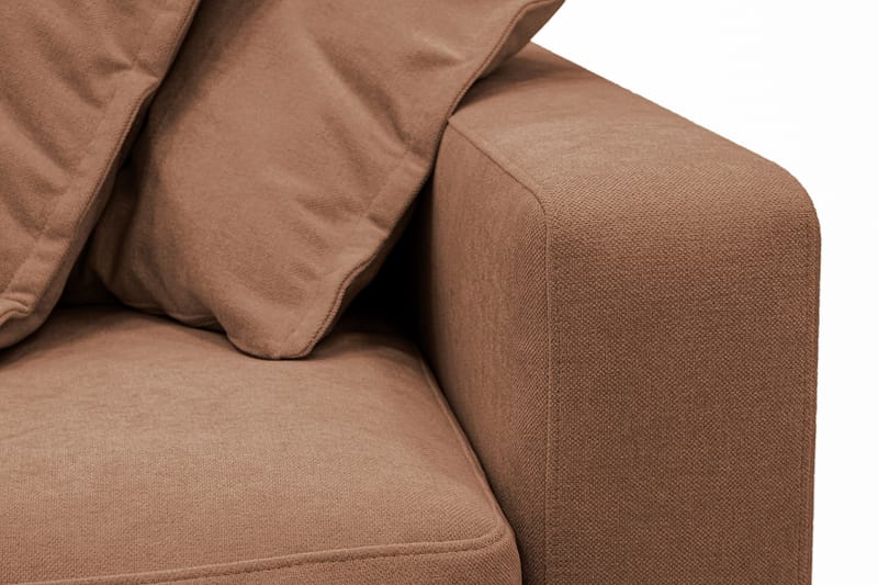 Valencia Extra Djup 5-sits Soffa med avtagbar och tvättbar klädsel - Rostbrun - Products - Möbler - Soffa