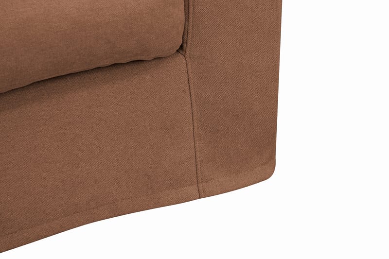 Valencia Extra Djup 5-sits Soffa med avtagbar och tvättbar klädsel - Rostbrun - Products - Möbler - Soffa