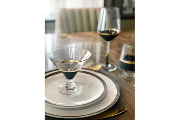 Glass Set 6-pack - Svart/Guld - Products - Servering & matlagning - Glas - Cocktailglas