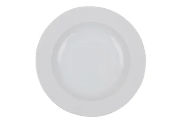 Adine Middagsservis 24 Delar Porslin - Vit - Products - Servering & matlagning - Porslin