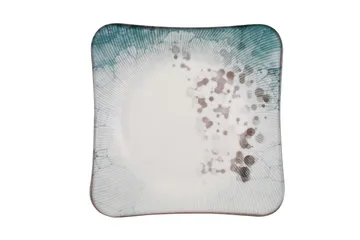 Subatan Tallriksset 24 Delar - Porslin/Flerfärgad - Products - Servering & matlagning - Tallrikar & skålar - Fyrkantiga tallrikar