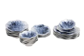 Subatan Tallriksset 24 Delar - Porslin/Vit - Products - Servering & matlagning - Tallrikar & skålar - Tallrikar set