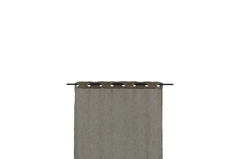 Kaya Öljettgardin 140x290 cm - Brun - Products - Textil & mattor - Gardiner - Gardinlängder - Öljettgardiner