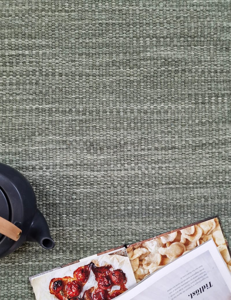 Birka Ullmatta Rektangulär 75x150 cm - Sammetsgrön - Products - Textil & mattor - Matta - Modern matta - Ullmatta