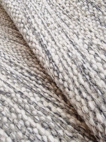 Birka Ullmatta Rund 200 - Silver - Products - Textil & mattor - Matta - Modern matta - Ullmatta