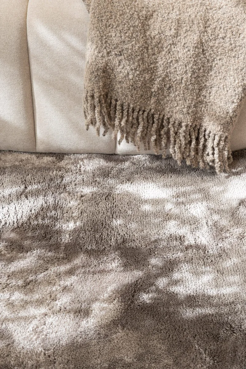 Cozy Ryamatta 120 cm Rund - Grå - Products - Textil & mattor - Matta - Modern matta - Ryamatta