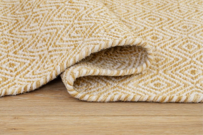 Gåsöga Ullmatta 300x400 cm Rektangulär - Gul - Products - Textil & mattor - Matta - Modern matta - Ullmatta