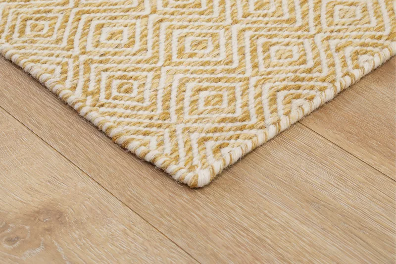 Gåsöga Ullmatta 300x400 cm Rektangulär - Gul - Products - Textil & mattor - Matta - Modern matta - Ullmatta