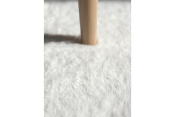 Heaven Ryamatta 200 cm Rund Vit - Vit - Products - Textil & mattor - Matta - Modern matta - Ryamatta