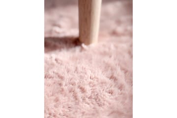 Heaven Ryamatta 80 cm Rund - Rosa - Products - Textil & mattor - Matta - Modern matta - Ryamatta