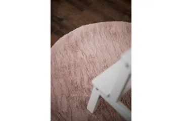 Heaven Ryamatta 80 cm Rund - Rosa - Products - Textil & mattor - Matta - Modern matta - Ryamatta