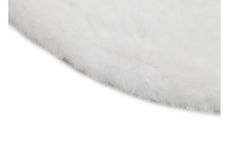 Heaven Ryamatta Vit rund 160 - Vit - Products - Textil & mattor - Matta - Modern matta - Ryamatta