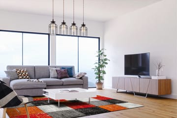 London Square Friezematta 240x340 - Röd/Orange - Products - Textil & mattor - Matta - Modern matta - Wiltonmatta