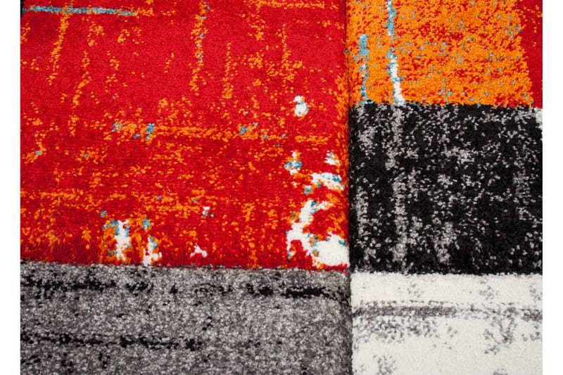 London Square Friezematta Rund 160 - Röd/Orange - Products - Textil & mattor - Matta - Modern matta - Wiltonmatta