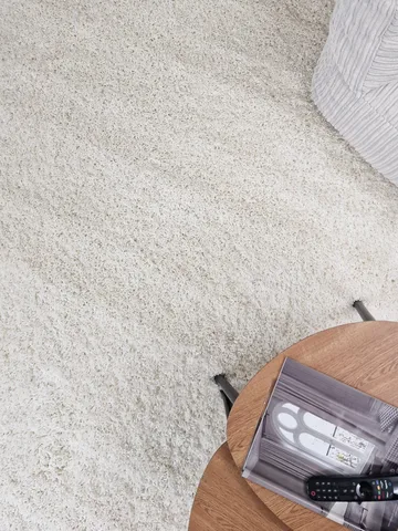 Lounge Gångmatta 80x250 cm Rektangulär - Vit - Products - Textil & mattor - Matta - Modern matta - Ryamatta