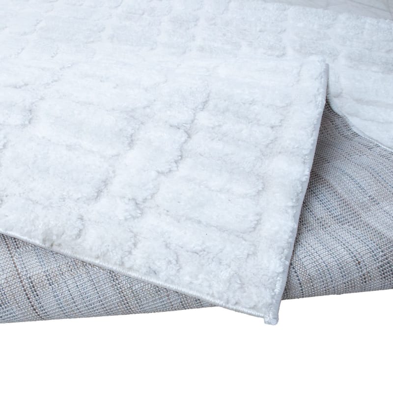 Matta Corvi 200x200 cm - Vit - Products - Textil & mattor - Matta - Modern matta - Wiltonmatta