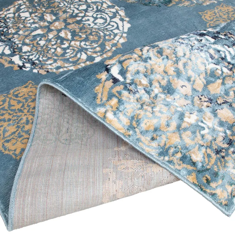 Matta Velon 160x230 cm - Blå - Products - Textil & mattor - Matta - Modern matta - Wiltonmatta
