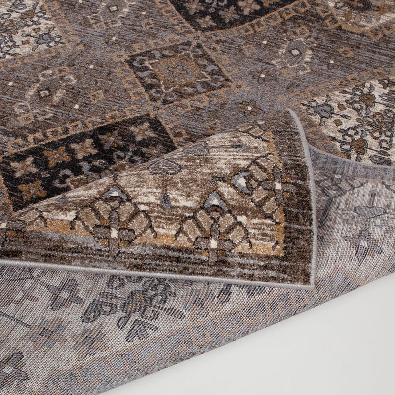 Matta Yelvi 133x190 cm - Brun/Beige - Products - Textil & mattor - Matta - Modern matta - Wiltonmatta