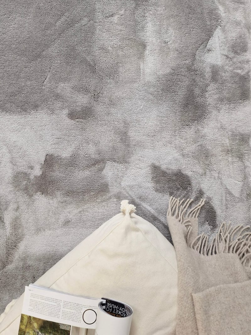 Cozy Ryamatta 133x190 cm Rektangulär - Silver - Products - Textil & mattor - Matta - Modern matta - Ryamatta