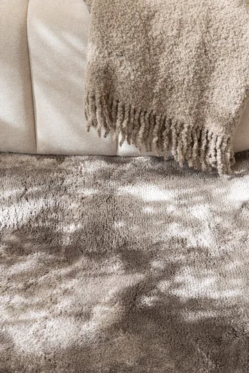 Cozy Ryamatta 200 cm Rund - Grå - Products - Textil & mattor - Matta - Modern matta - Ryamatta