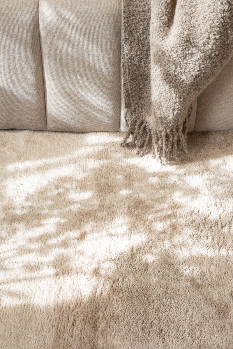 Cozy Ryamatta 240x340 cm Rektangulär - Linne - Products - Textil & mattor - Matta - Modern matta - Ryamatta