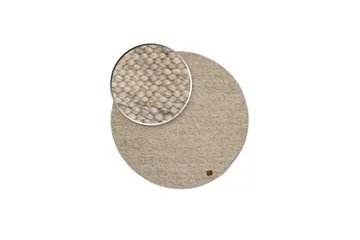 Skagen Ullmatta 160 cm Rund - Sandmelange - Products - Textil & mattor - Matta - Modern matta - Ullmatta