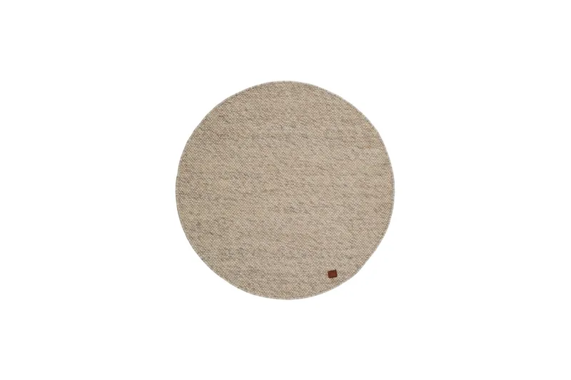 Skagen Ullmatta 200 cm Rund, Sandmelange
