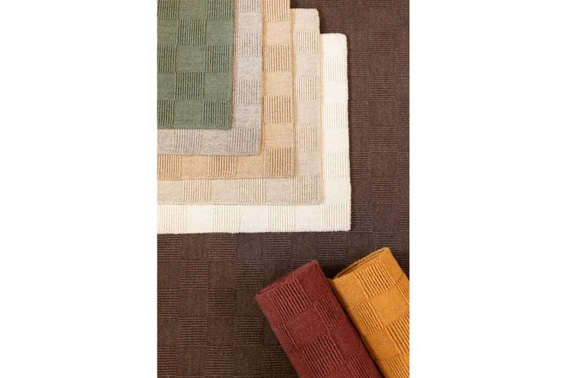 Sydney Ullmatta 200x200 cm - Grön - Products - Textil & mattor - Matta - Modern matta - Ullmatta