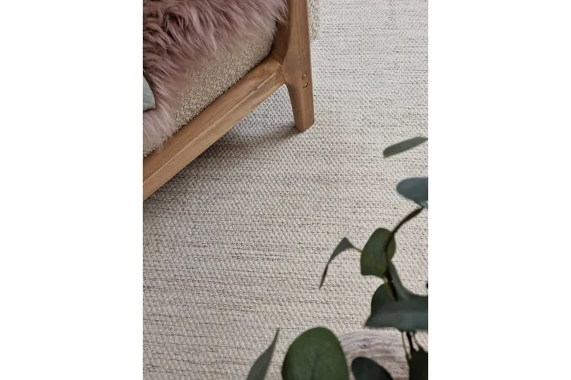 Torsby Ullmatta 160x230 cm Rektangulär - Creme - Products - Textil & mattor - Matta - Modern matta - Ullmatta