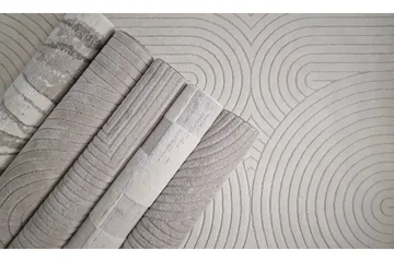 Bella Wiltonmatta 200x290 cm Rektangulär - Grå/Vit - Products - Textil & mattor - Matta - Modern matta - Wiltonmatta