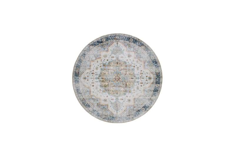 Tarfaya Friezematta Rund 240 cm, Creme