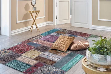 Patchham Patchworkmatta 240x330 cm - Flerfärgad - Products - Textil & mattor - Matta - Orientalisk matta - Patchwork matta