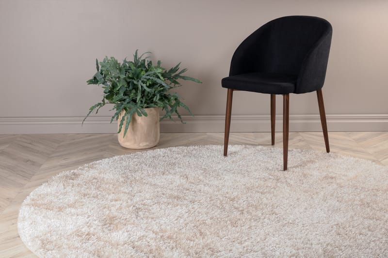 Mattis Matta Rund 200 cm - Beige - Products - Textil & mattor - Matta - Modern matta - Bomullsmatta