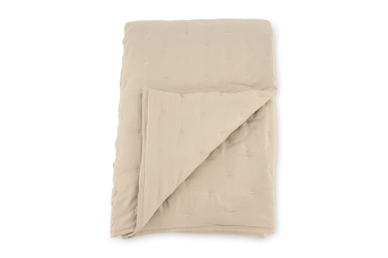 Sally Överkast 260x260 cm - Beige - Products - Textil & mattor - Sängkläder - Överkast - Överkast dubbelsäng
