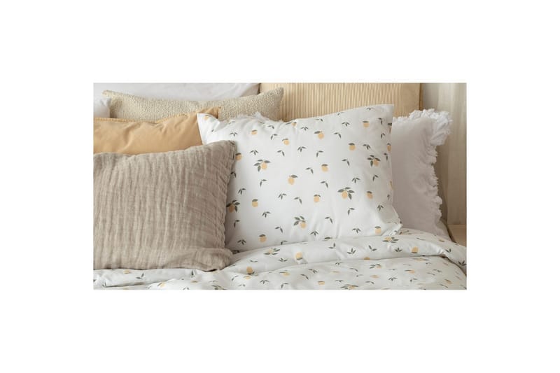 Påslakanset Enkelsäng 2-Dels Lemons Gul - Products - Textil & mattor - Sängkläder - Bäddset & påslakanset - Påslakanset enkelsäng