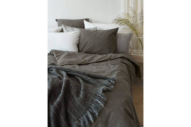 Påslakanset Enkelsäng 2-Dels Washed - Grå - Products - Textil & mattor - Sängkläder - Bäddset & påslakanset - Påslakanset dubbelsäng