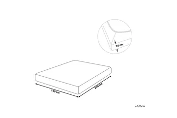 Dra-på-lakan Hofuf Svart, 140x200 cm - Svart, 140x200 cm - Products - Textil & mattor - Sängkläder - Lakan - Dra på lakan