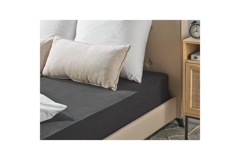 Dra-på-lakan Hofuf Svart, 140x200 cm - Svart, 140x200 cm - Products - Textil & mattor - Sängkläder - Lakan - Dra på lakan