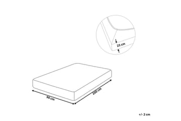 Dra-på-lakan Hofuf Grå, 90x200 cm - Grå, 90x200 cm - Products - Textil & mattor - Sängkläder - Lakan - Dra på lakan