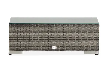 Bahamas Avslut 38x90 cm - Grå - Products - Utemöbler & utemiljö - Övrigt utemöbler - Moduler utesoffa