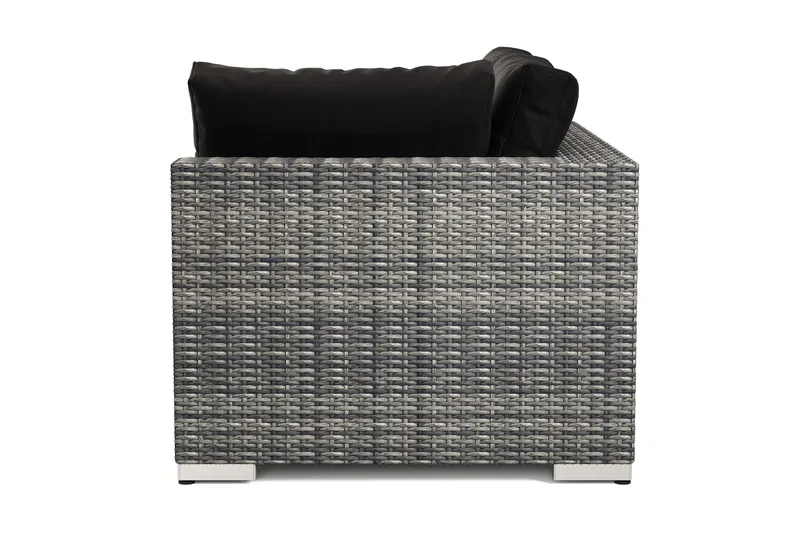 Bahamas Vänstermodul utomhus 140 cm i konstrotting - Grå - Products - Utemöbler & utemiljö - Övrigt utemöbler - Moduler utesoffa - Vänstermodul utesoffa