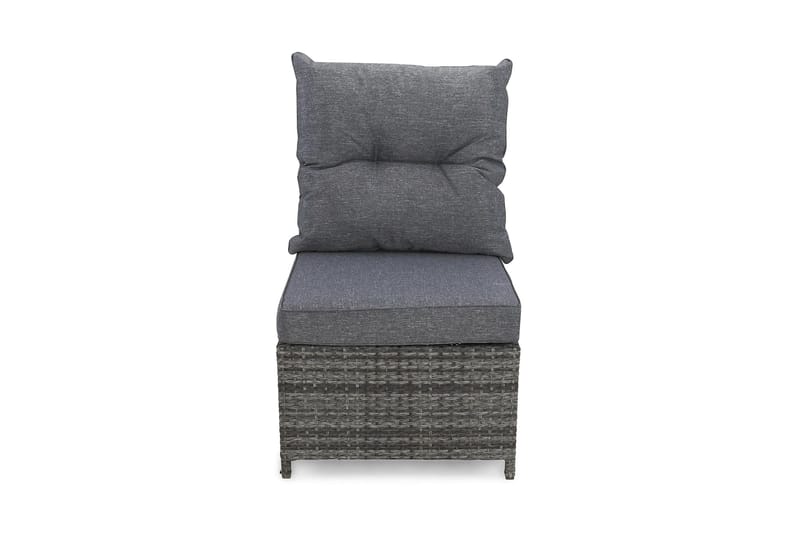 James Mittmodul utomhus i konstrotting - Grå / Grå dynor - Products - Utemöbler & utemiljö - Övrigt utemöbler - Moduler utesoffa - Mittmodul utesoffa