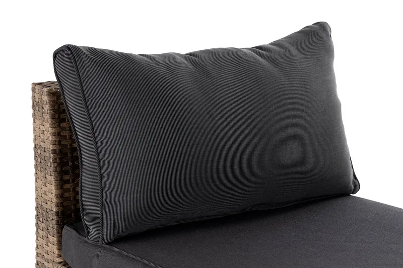 Wisconsin Premium Mittmodul utomhus i konstrotting - Sand Beige - Products - Utemöbler & utemiljö - Övrigt utemöbler - Moduler utesoffa - Mittmodul utesoffa