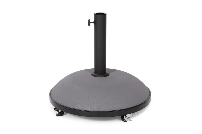 Hillerstorp Parasollfot med Hjul 35 kg Betong Grå, Hillerstorp
