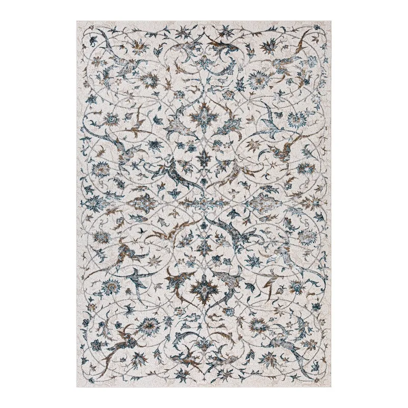 Matta Jutmar 200x285 cm, Beige/Blå