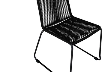 Lindos Stapelstol Utomhus Svart - Venture Home - Products - Utemöbler & utemiljö - Balkong & altan - Balkongmöbler - Balkongstol