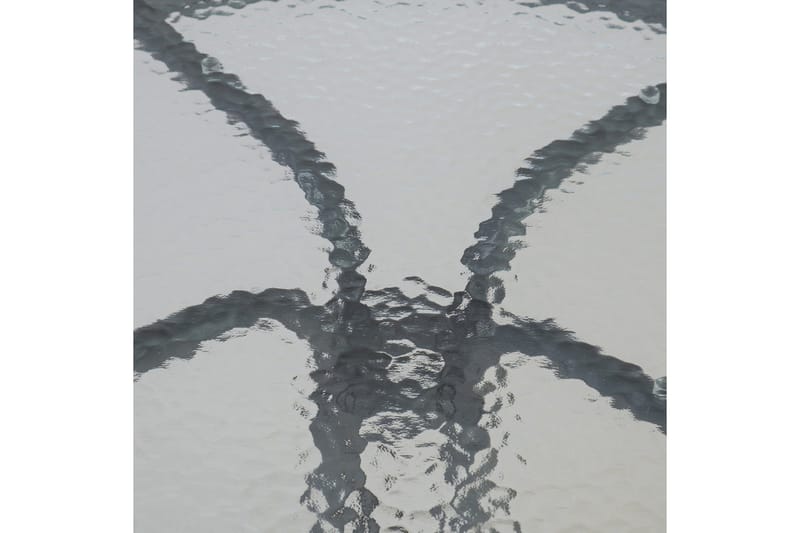 Runt Bistrobord Cafébord 60 cm Glas - Grå - Products - Utemöbler & utemiljö - Balkong & altan - Balkongmöbler - Balkongbord
