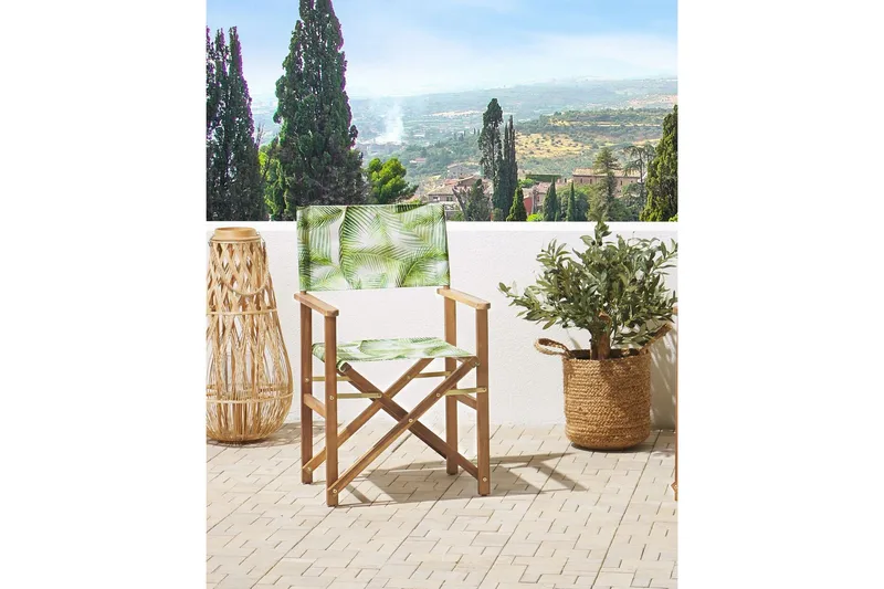 Salve Karmstol Utomhus - Brun/Vit/Grön - Products - Utemöbler & utemiljö - Balkong & altan - Balkongmöbler - Balkongstol