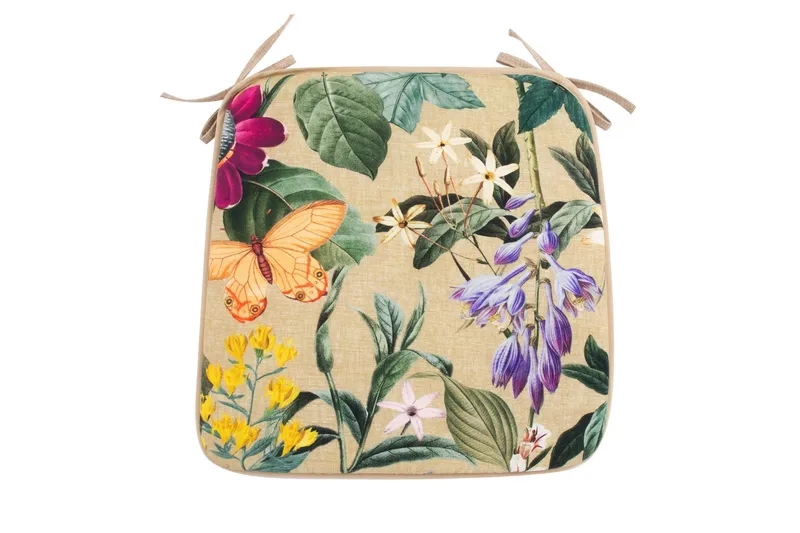 Amazonia Sittdyna 39x39 cm Beige Blommig