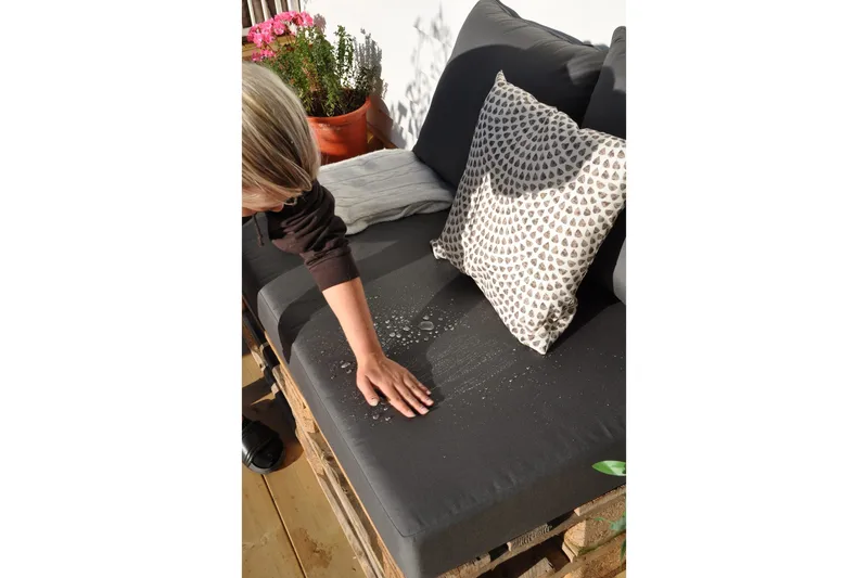 Royal Palle Sitsdyna 120x80 cm Vattenavvisande Svart - Fritab - Products - Utemöbler & utemiljö - Dynor - Sittdyna & ryggdyna utemöbler